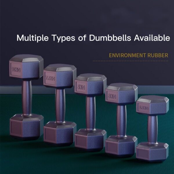 Multi-Purpose Hexagonal Dumbbells Set for Home WorkoutSuitable for Men, Women, Kids, and Students