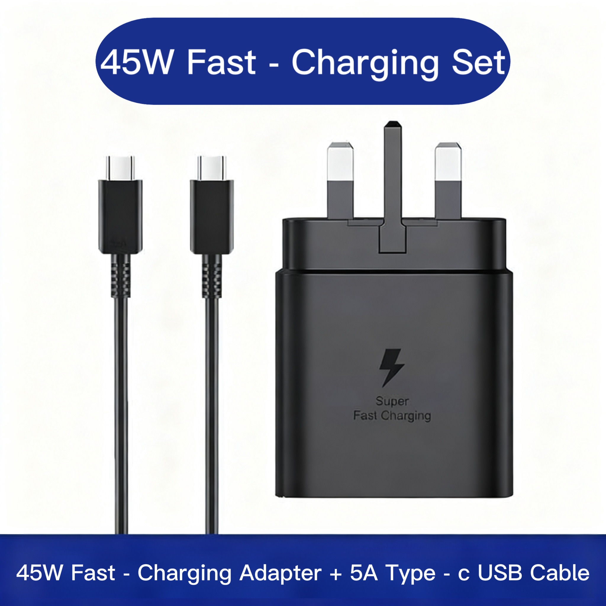 主图 Samsung 45W T4511 Set UK Plug Charger - Image 1